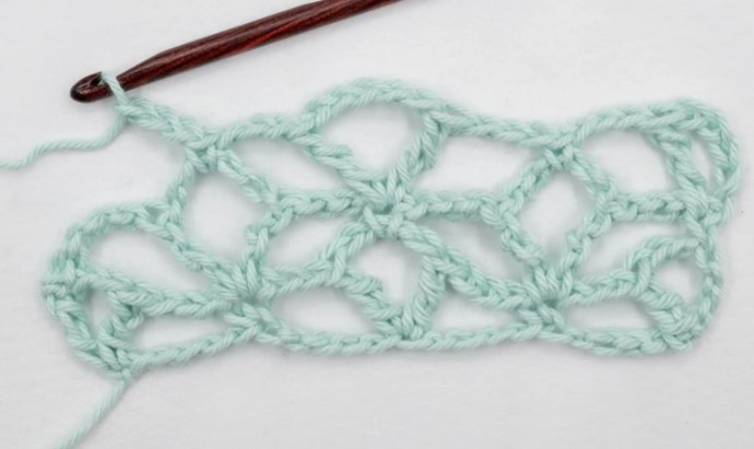 Lace Star Flower Crochet Stitch Photo Tutorial