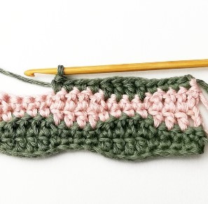 Smooth Wave Crochet Stitch Photo Tutorial