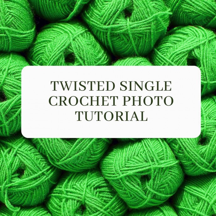 Twisted Single Crochet Photo Tutorial