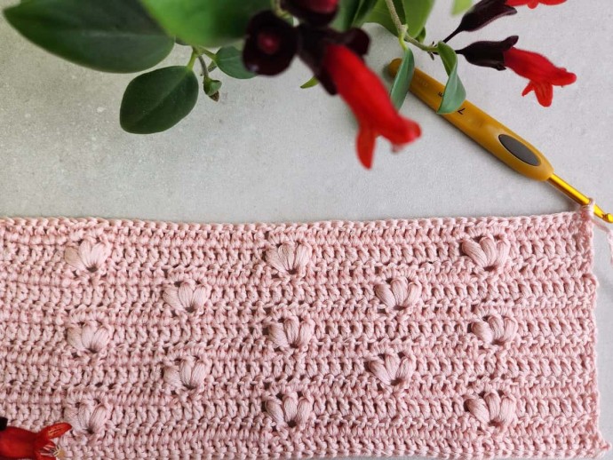 How to Crochet the Flower Stitch Photo Tutorial