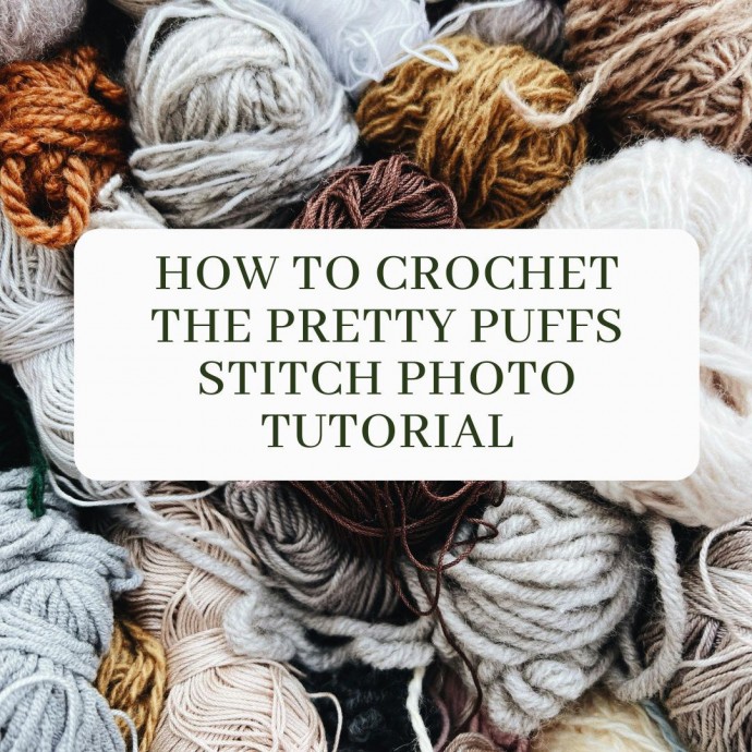 How to Crochet the Pretty Puffs Stitch Photo Tutorial