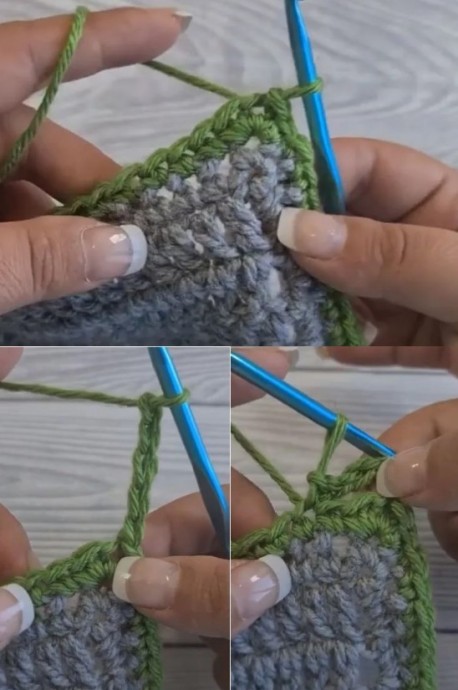 Crochet Easy Lace Border (aka Chain Border) Photo Tutorial