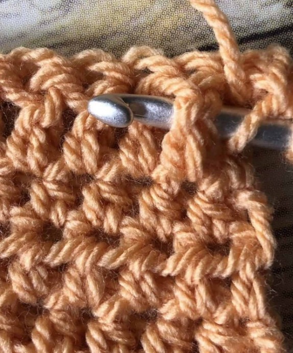 Front Post Double Crochet Stitch Photo Tutorial