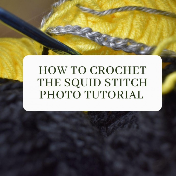 How to Crochet the Squid Stitch Photo Tutorial