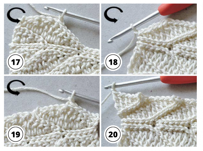 Crochet Wheat Stitch Tutorial