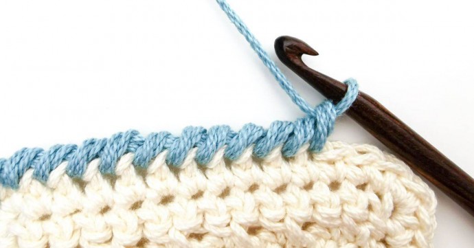 How To Crochet Crab Stitch Photo Tutorial