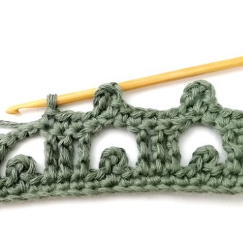 The Boxed Picot Crochet Stitch Photo Tutorial