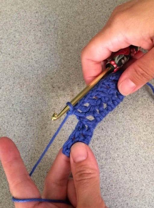 Front Post Double Crochet Stitch Photo Tutorial