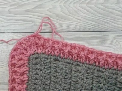 Crochet Rib Border Photo Tutorial