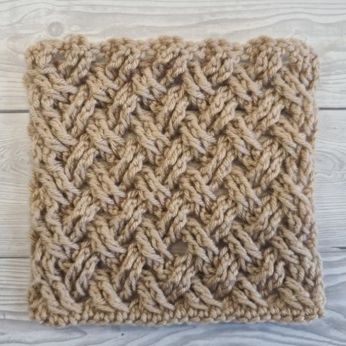 How to Crochet the Celtic Weave Stitch Photo Tutorial