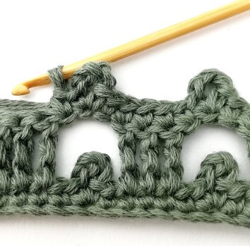 The Boxed Picot Crochet Stitch Photo Tutorial