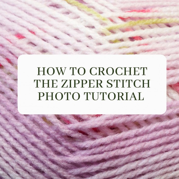 How to Crochet the Zipper Stitch Photo Tutorial