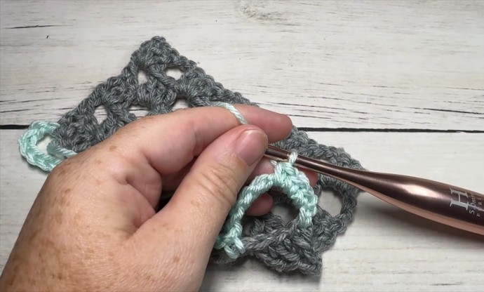 Double Sided Mesh Crochet Stitch Photo Tutorial