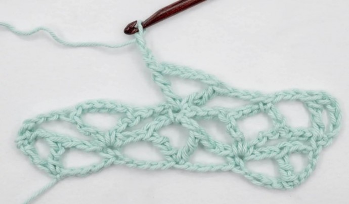 Lace Star Flower Crochet Stitch Photo Tutorial