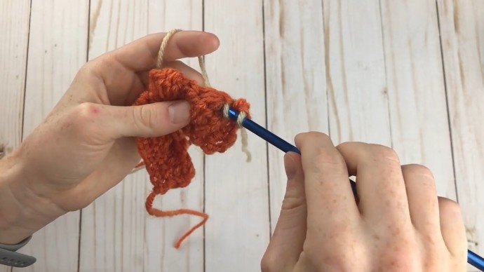 How to Crochet the Pumpkin Patch Stitch Photo Tutorial