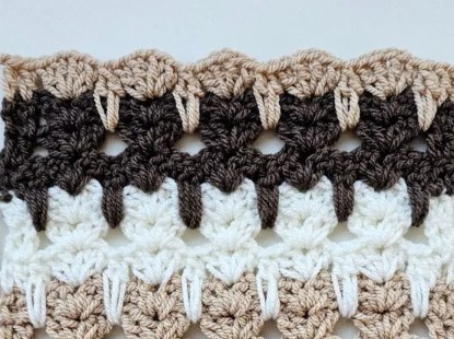 How To Crochet The Cat Stitch Photo Tutorial