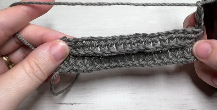 How to Crochet the Raised Ridges Stitch Photo Tutorial