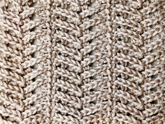 How to Crochet the Wide Herringbone Stitch Photo Tutorial