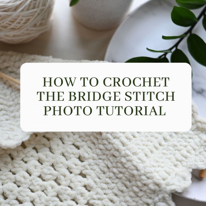 How to Crochet the Bridge Stitch Tutorial