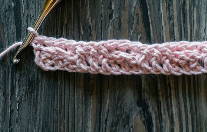 Diagonal Stripes Crochet Stitch Tutorial