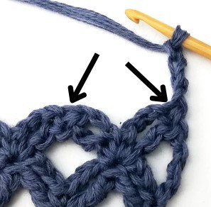 How to Crochet the Lacy Diamond Stitch Photo Tutorial