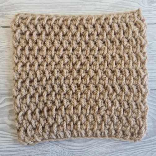 How to Crochet the Herringbone Puff Stitch Photo Tutorial