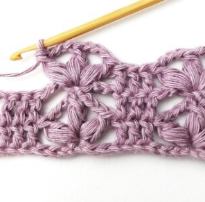 The Aligned Lotus Crochet Stitch Photo Tutorial