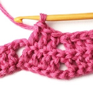 Peephole Chevron Crochet Stitch Photo Tutorial