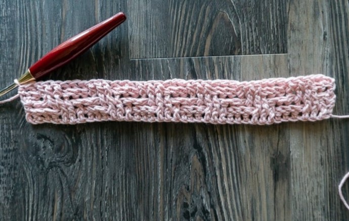 Diagonal Stripes Crochet Stitch Tutorial