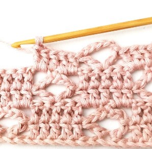 The Diagonal Diamond and Square Crochet Stitch Photo Tutorial