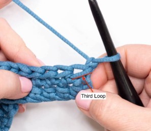 How to Crochet The Royal Ridge Stitch Photo Tutorial