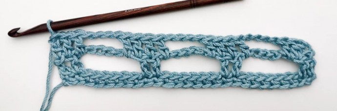 Hexagon Lace Crochet Stitch Photo Tutorial