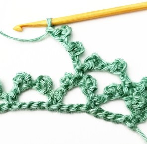 How to Crochet the Picot Mesh Stitch Photo Tutorial