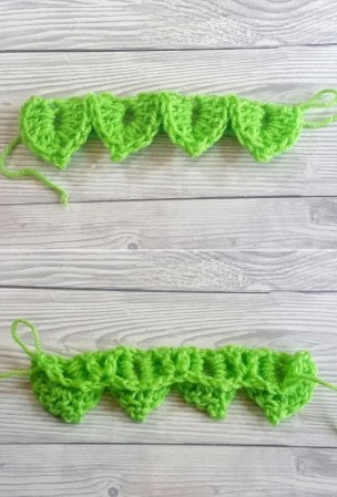 How to Crochet the Pointy Crocodile Stitch Photo Tutorial