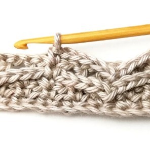 How to Crochet the Wide Herringbone Stitch Photo Tutorial