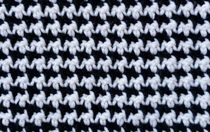 How to Crochet the Houndstooth Stitch Tutorial