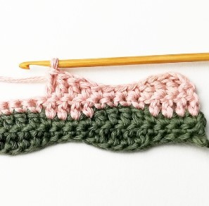 Smooth Wave Crochet Stitch Photo Tutorial