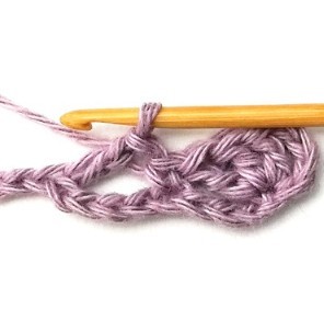 Crossed Fan Crochet Stitch Photo Tutorial