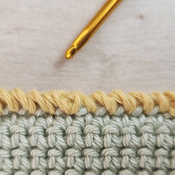 Twisted Single Crochet Photo Tutorial