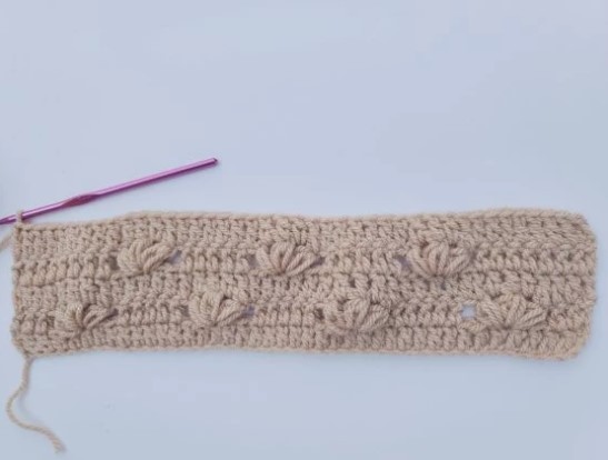 How to Crochet the Bamboo Leaf Stitch Photo Tutorial