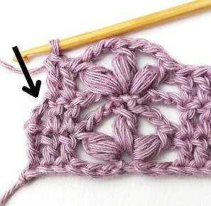 The Aligned Lotus Crochet Stitch Photo Tutorial