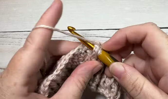 How to Crochet the Embossed Triangle Stitch Photo Tutorial