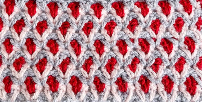 How to Crochet the Nesting V-stitch Photo Tutorial