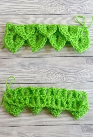 How to Crochet the Pointy Crocodile Stitch Photo Tutorial