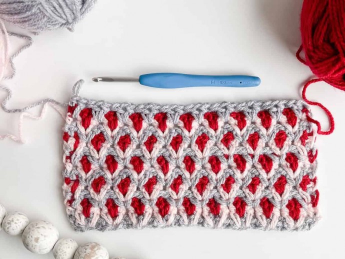 How to Crochet the Nesting V-stitch Photo Tutorial