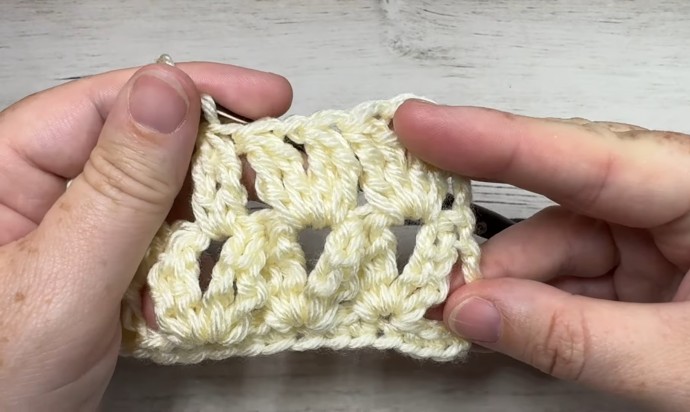 How to Crochet the Triple Cluster V-Stitch Photo Tutorial