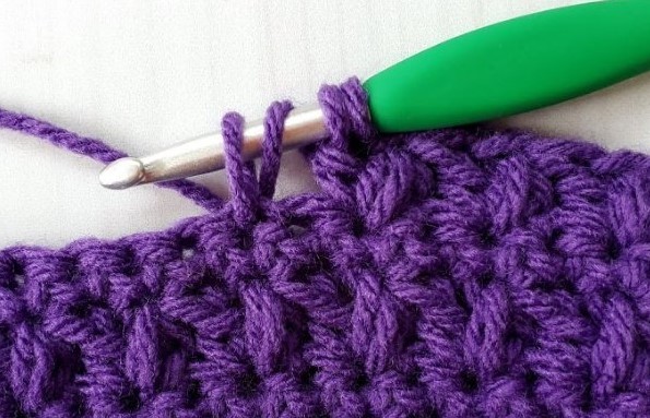 Mixed Cluster Crochet Stitch Photo Tutorial