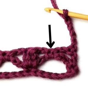 Triangle Cluster Crochet Stitch Photo Tutorial