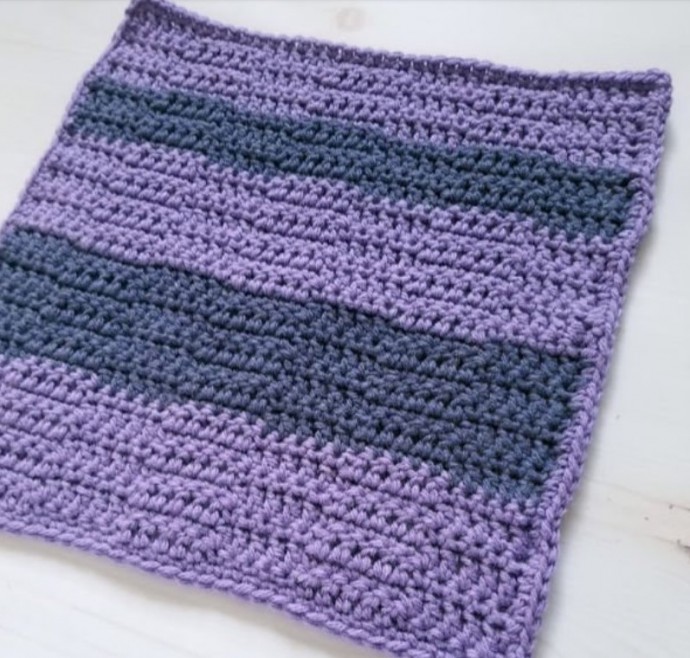 Wide Checkers Crochet Stitch Tutorial