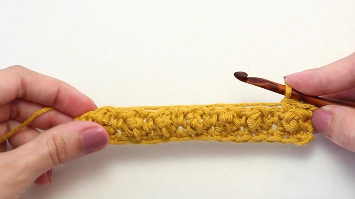 How To Crochet The Aligned Cobble Stitch Photo Tutorial